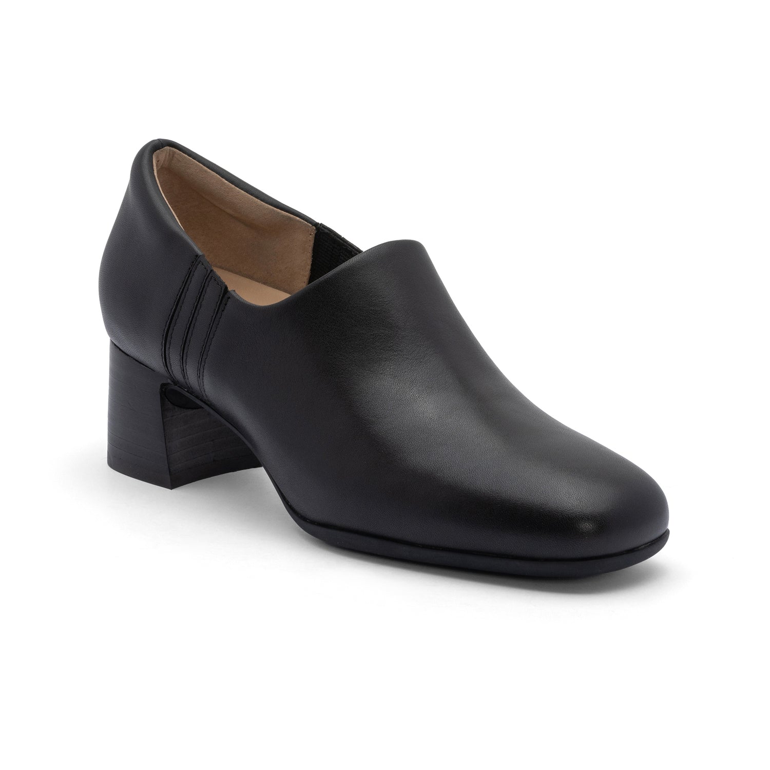 Avenue Slip On Black Nappa Metatarsalgia