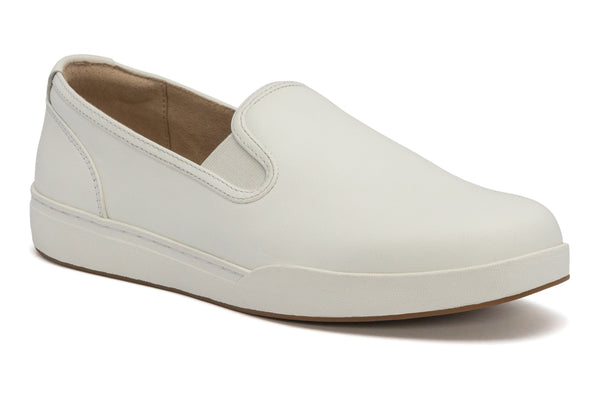 Ayla Metatarsal White Leather Metatarsalgia