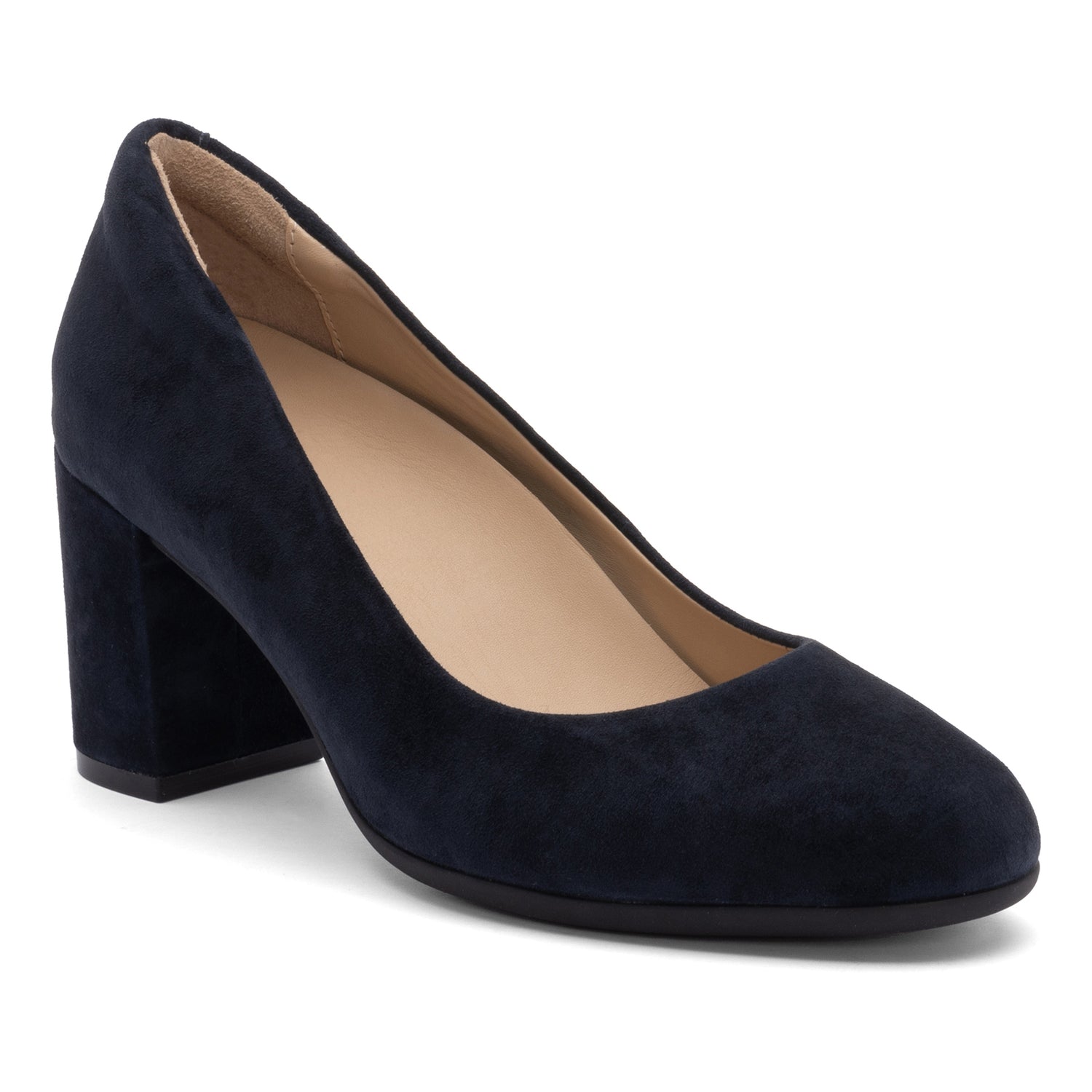 Tempo Pump Navy Suede Metatarsalgia